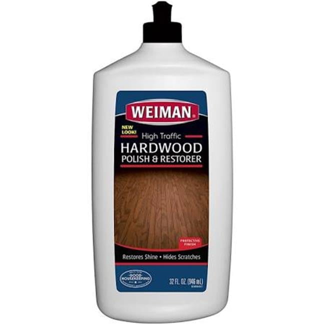 Weiman High Shine Hardwood Floor Polish & Restorer, Brings Dull Hardwoods Back to Life - 32oz