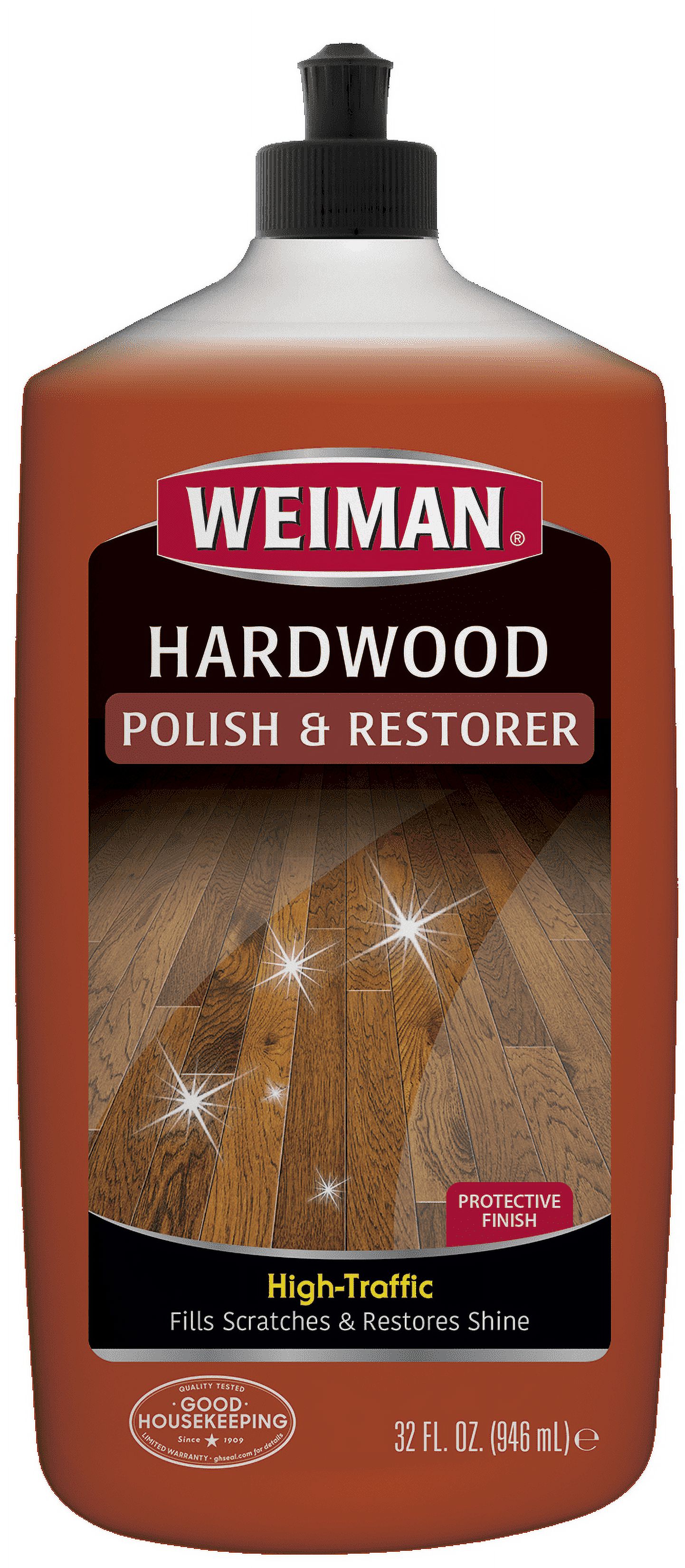 Weiman High Shine Hardwood Floor Polish & Restorer, Brings Dull Hardwoods Back to Life - 32oz - image 1 of 10
