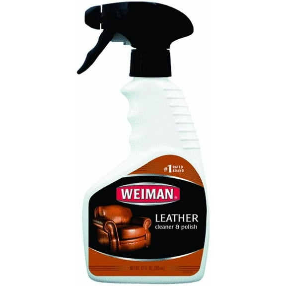 Weiman Leather Cleaner Spray - Leather Cleaner And Conditioner - Pack of 6, 12 oz