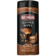 thumbnail image 1 of Weiman Leather Wipes - 6 Pack - Clean, Condition, Ultra Violet Protection Help Prevent Cracking or Fading of Leather Furniture, Car Seats and Interior, Shoes, 1 of 2