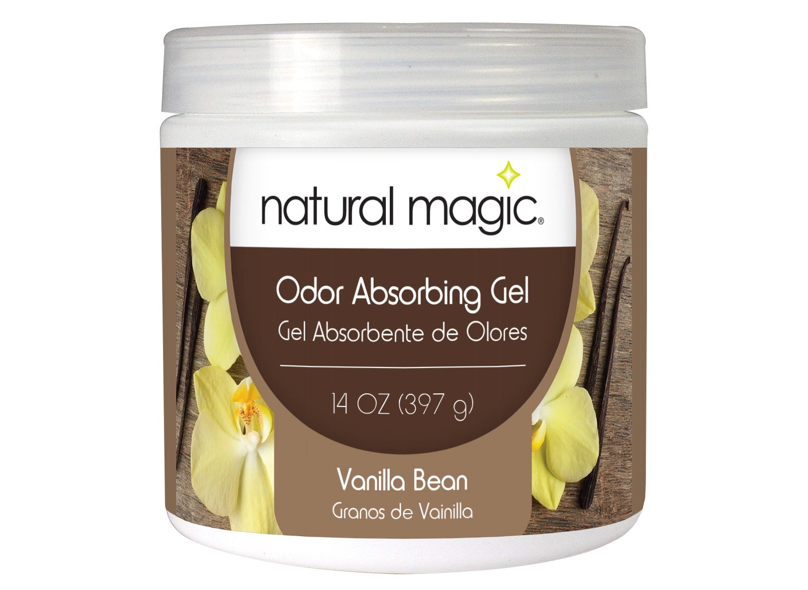 Weiman Products 4124D Odor Absorbing Gel, Vanilla Bean, 14-oz.