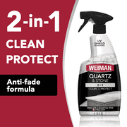 Weiman Quartz Stone Countertop Cleaning Spray, Citrus Scent, 24 Fl Oz