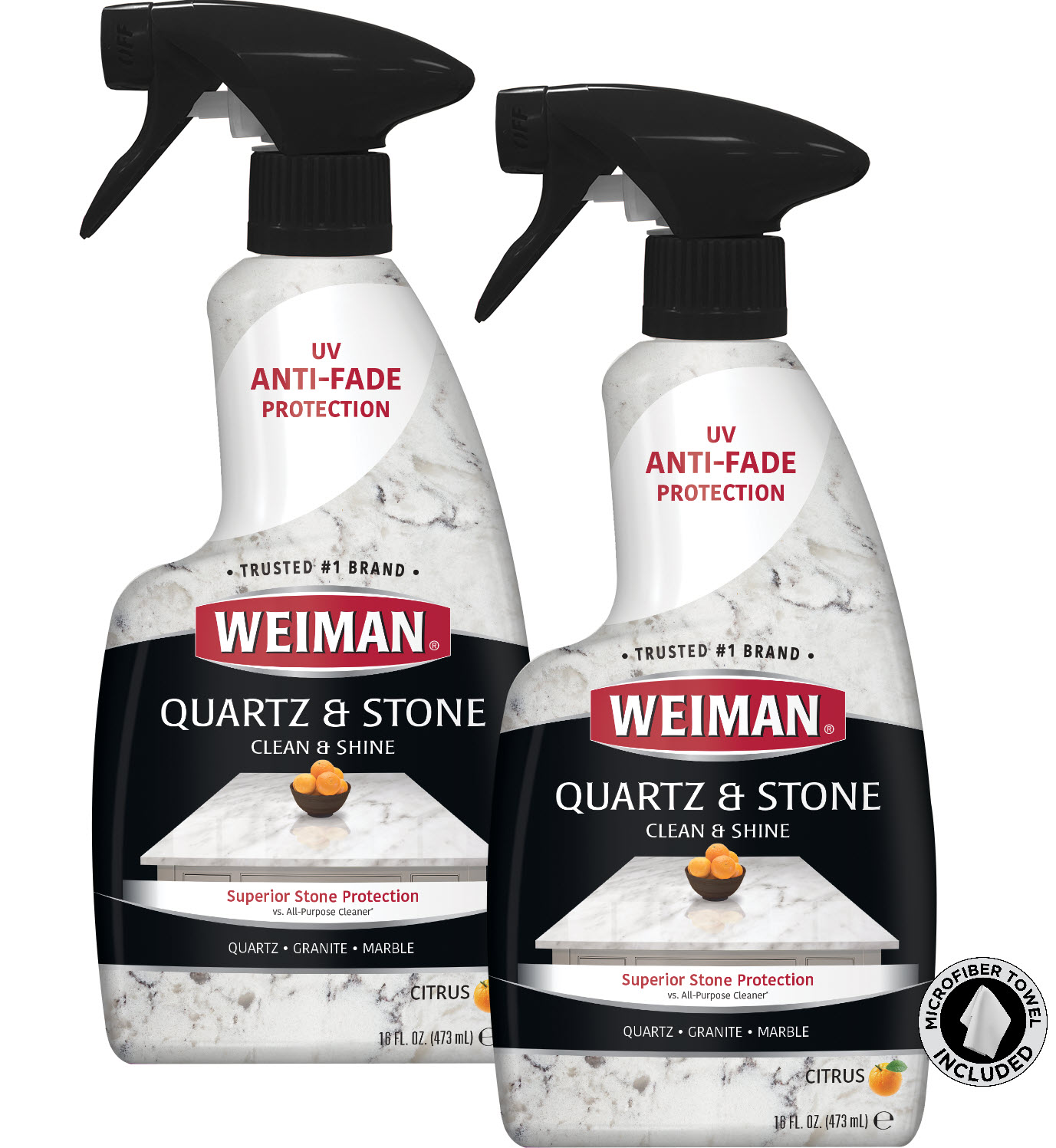 Weiman Granite Cleaner & Polish Aerosol, 17 oz