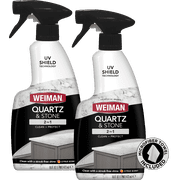 Weiman Quartz Countertop Daily Cleaner and Polish - 16 fl oz 2 Pack w/ Microfiber Towel