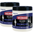thumbnail image 1 of Weiman Silver Jewelry Polish Cleaner and Tarnish Remover Wipes for Watches, Antiques, Flatware - 20 Count - 2 Pack, 1 of 6