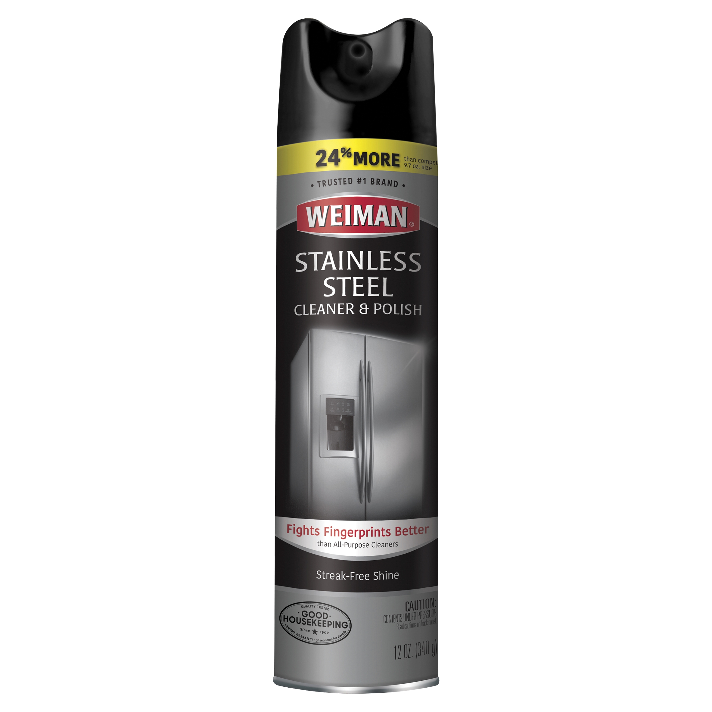 Weiman Stainless Steel Cleaner & Polish Trigger Spray, 12 fl oz