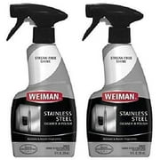 Weiman Stainless Steel Cleaner & Polish, 12 fl oz,2-Pack