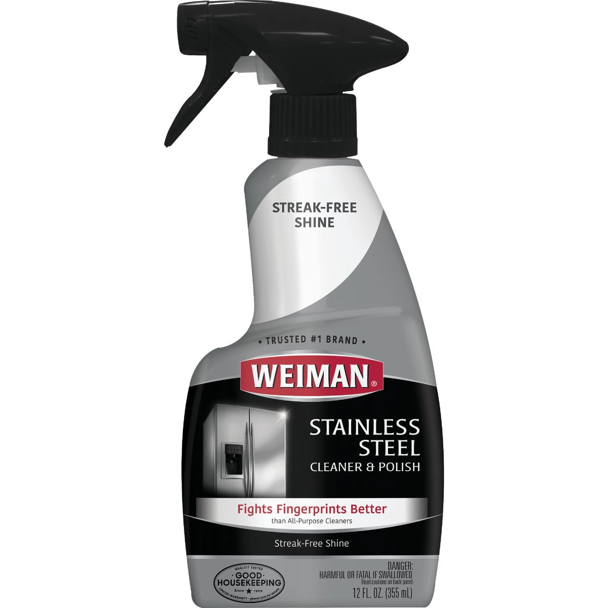 6-pack Weiman Stainless Steel Cleaner Spray - Streak-Free - 6 Pack, 12 Ounce &amp;mdash; Household &amp;amp; Commercial Use, Effective Formula