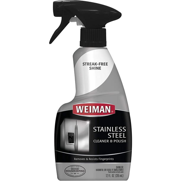 Weiman Stainless Steel Cleaner and Polish Trigger Spray Protects