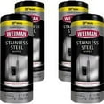 thumbnail image 1 of Weiman Stainless Steel Wipes - Wipe - 7\\" Width x 8\\" Length - 30 / Canister - 4 / Carton - White, 1 of 1