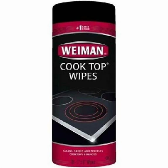 Weiman Cook Top Qk Wipes - Household Cleaning Wipes - 120 Count (4x30EA)