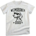 thumbnail image 1 of Weimaraner Dad, Unisex Men's Shirt, Weimaraner Owner, Funny Dog Dad Gift, Heather Ash, Medium, 1 of 6