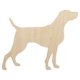 thumbnail image 1 of Weimaraner Dog Solid Wood Shape Unfinished Piece Cutout Craft DIY Projects - 6.25 Inch Size - 1/8 Inch Thick, 1 of 7