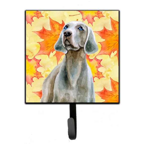 Weimaraner Fall Leash or Key Holder Yellow