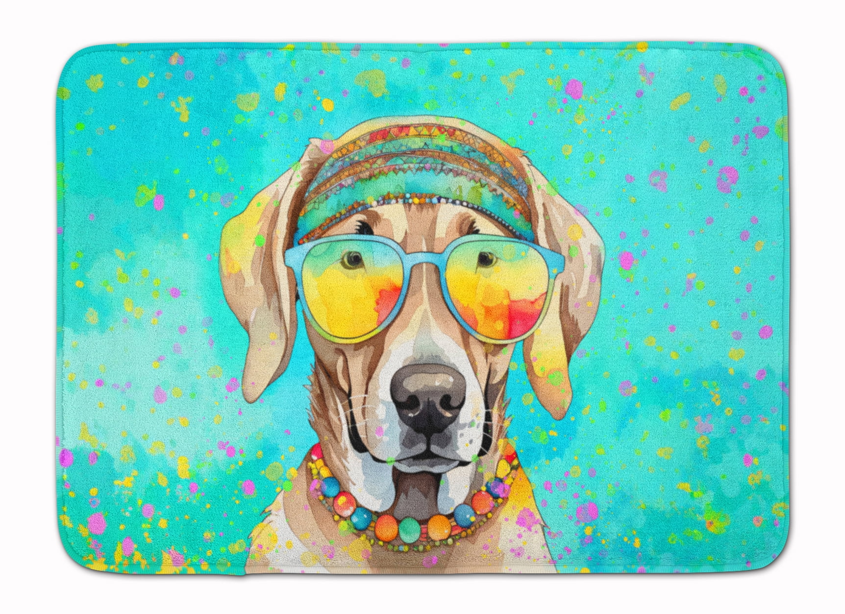Weimaraner Hippie Dawg Memory Foam Kitchen Mat