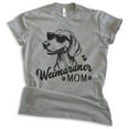 thumbnail image 1 of Weimaraner Mom, Unisex Women's Shirt, Weimaraner Owner, Funny Dog Mom Gift, Dark Heather Gray, Medium, 1 of 6