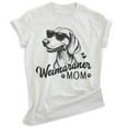 thumbnail image 1 of Weimaraner Mom, Unisex Women's Shirt, Weimaraner Owner, Funny Dog Mom Gift, Heather Ash, Small, 1 of 6