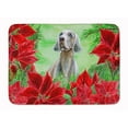thumbnail image 1 of Weimaraner Poinsettas Machine Washable Memory Foam Mat, 1 of 4