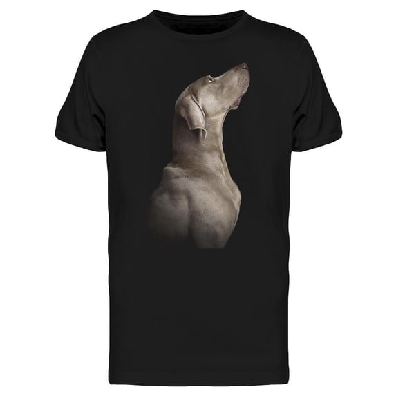 Weimaraner Portrait, Looking Up Tee Men's -Image by Shutterstock