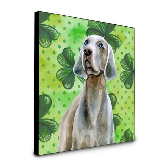 Weimaraner St Patricks Artwork Panel Wall Decor