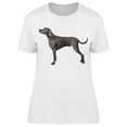 thumbnail image 1 of Weimaraner: Standing Sideways T-Shirt Women -Image by Shutterstock, Female Small, 1 of 2
