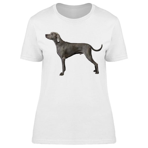 Weimaraner: Standing Sideways T-Shirt Women -Image by Shutterstock, Female Small