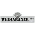 thumbnail image 1 of Weimaraner Street Sign | Indoor/Outdoor | Dog Lover Funny Home Décor for Garages, Living Rooms, Bedroom, Offices | SignMission personalized gift | 36" Wide, 1 of 5