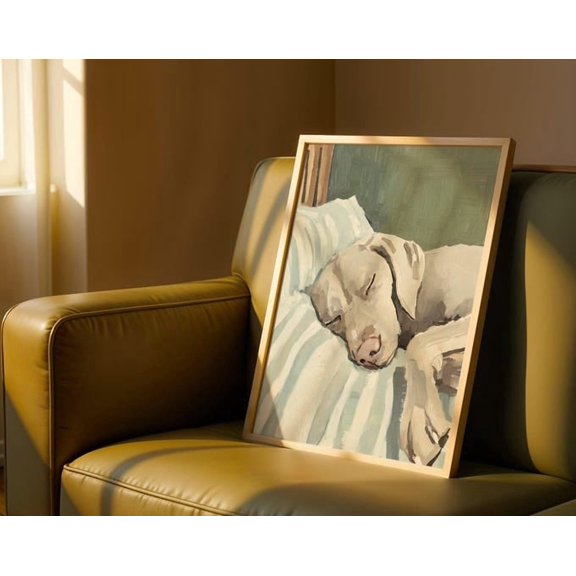 Weimaraner Wall Art Print