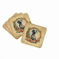 thumbnail image 1 of Weimaraner and Flowers Foam Coaster Set of 4 3.5 in x 3.5 in, 1 of 5