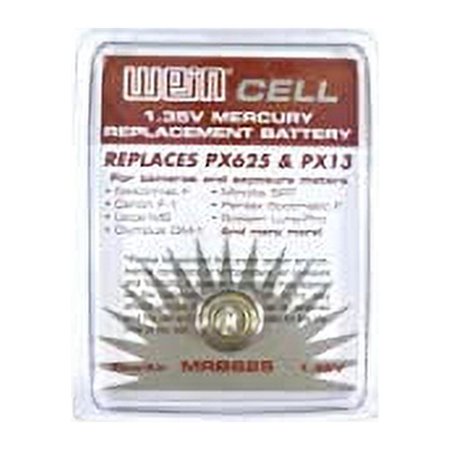 Wein Cell PX625/PX13 1.35V Zinc-Air Button Battery, 12-Pack