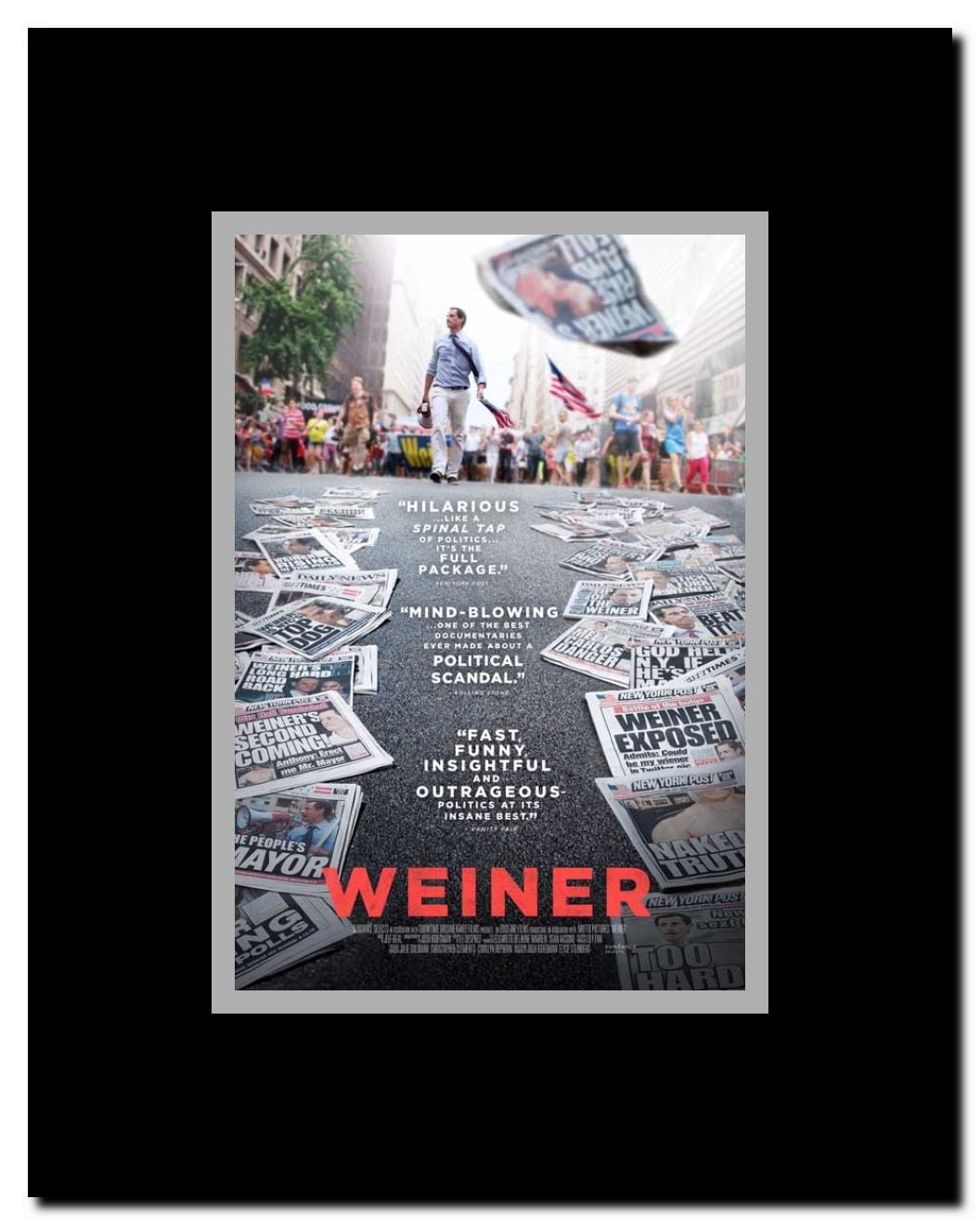 Weiner Framed Movie Poster