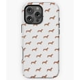 thumbnail image 1 of Weiners Everywhere Dachshund Pattern Phone Case for iPhone 16 15 14 13 12 11 Pro Max, 1 of 2