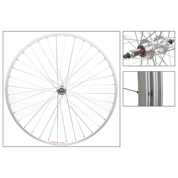 Weinmann 519 Hybrid 700c Alloy Rear Wheel 36h 5-7sp FW 135mm BO 3/8
