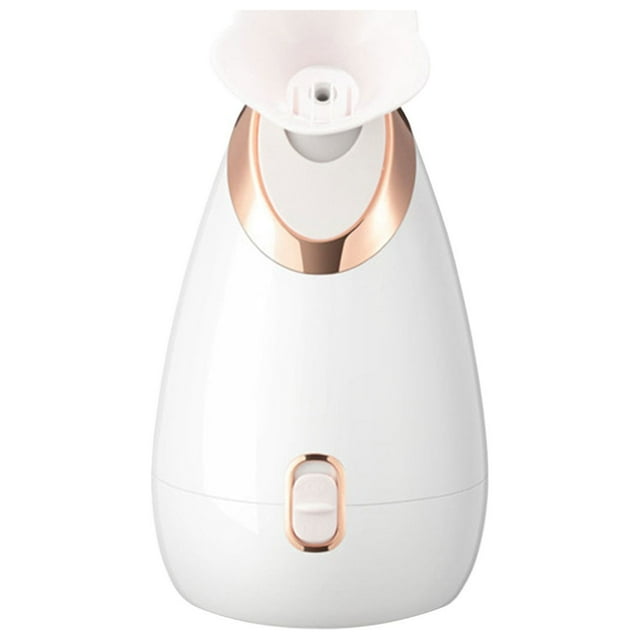 Weipeensee Facial Steamer Face Steamer for Home Facial Warm Mist Humidifier Atomizer for Face Sauna Spa Sinuses Moisturizing White (A)