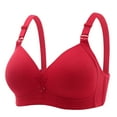 thumbnail image 1 of Weiqiqre Bras for Women Front Closure No Underwire Comfort Senior Wireless Snap Closing Bra, 1 of 4