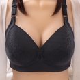thumbnail image 1 of Weiqiqre Bras for Women Padding Comfort Underwire Plus Size Full Coverage Seamless Plunge Everyday Bras, 1 of 3