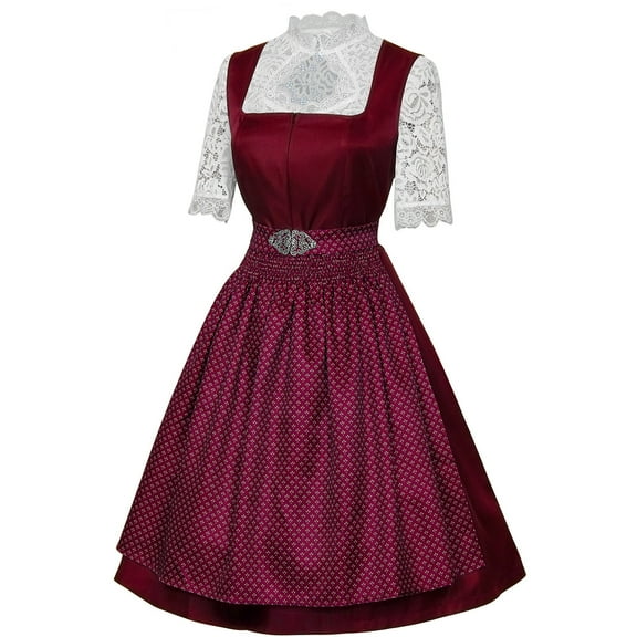 Weiqiqre Casual Summer Dresses for Women Bavarian Dirndl Dresses Adult Off Shoulder German Beer Festival Dress Up