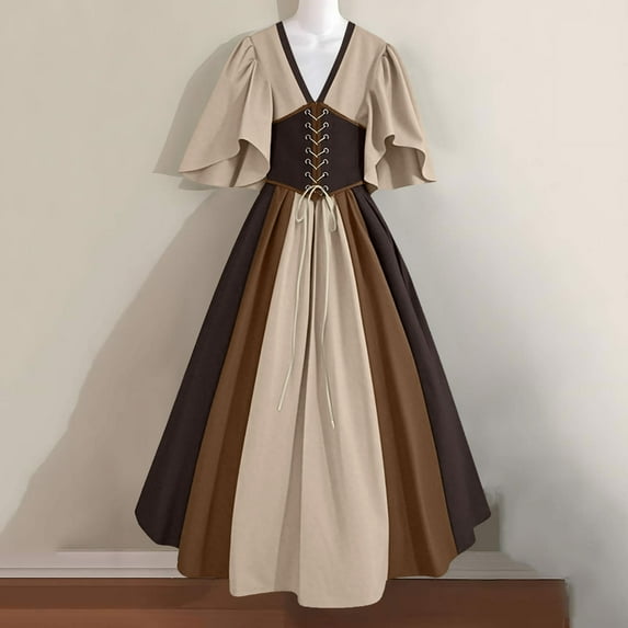 Weiqiqre Dresses for Women Elegant Classy Halloween Must-Have New! Retro FishTail Dresses - Hauntingly Beautiful for Any Occasion