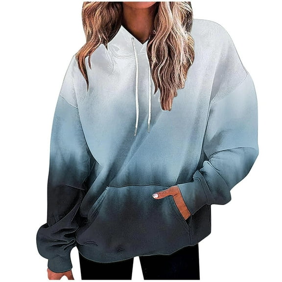 Weiqiqre Fall Outfits For Women 2025 Oversized Hoodies for Women Graphic Cute Hooded Sweatshirt with Pockets Lightweight Loose Fit Comfort Hoodie