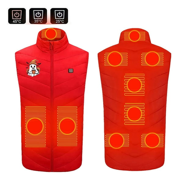 Weiqiqre Heated Vest Women Winter Vests for Outdoor Motorcycle Camping Fishing Skiing