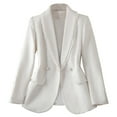 thumbnail image 1 of Weiqiqre Jacket for Women Open Front Long Sleeve Casual Elegant Work Business Jacket, 1 of 7