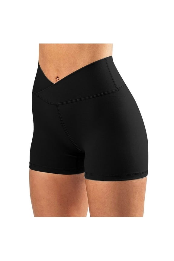 Ladies Pure High Strength Quick Dry Sports Running Fitness Yoga Shorts Pants Low Rise Booty Shorts Spandex Active Dance Shorts Yoga Workout Fitness for Women