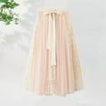 thumbnail image 1 of Weiqiqre Mini Skirt Tulle Midi Skirt Pleated Summer Floral Elastic Waist Tea-Length Layered Floral, 1 of 5