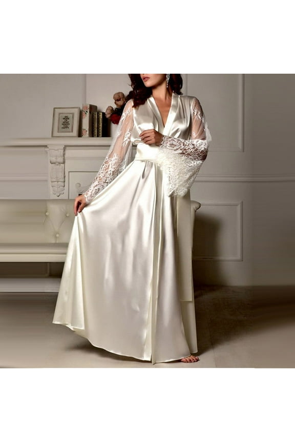 Pajamas for Women Set Satin Kimono Robe for Bridesmaid and Bride Wedding Party Getting Ready Short Robe