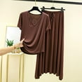 thumbnail image 1 of Weiqiqre Pajamas for Women Short Sleeve Loungewear 2 Piece PJ Shorts Sets Soft Sleepwear with Pockets, 1 of 3