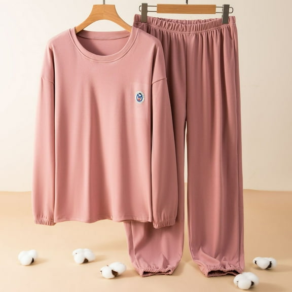 Weiqiqre Satin Pajama Set for Women Lounge Sets V Neck Cropped Sweatshirt & Sweatpant Tracksuit Sweatsuit Set with Pockets