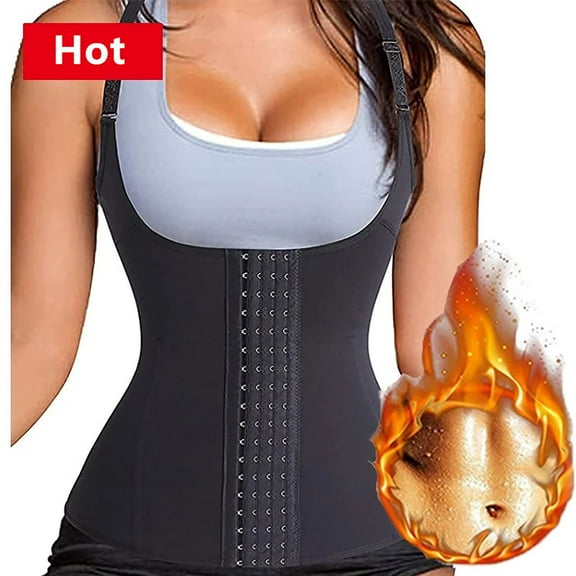 Weiqiqre Shapewear Bodysuit Latex Underbust Waist Training Steel Boned Shapewear Corset