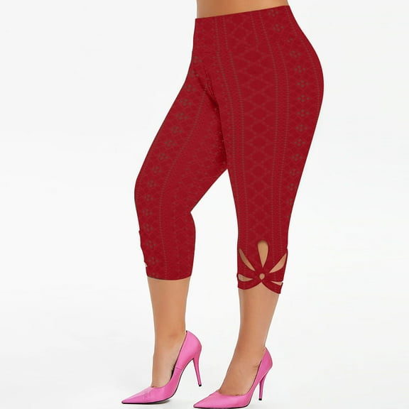 Weiqiqre Straight Leg Yoga Pants for Women Leggings Yoga Pants with Pocket, Non See-Through Capri High Waisted Tummy Control