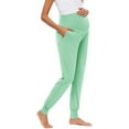 thumbnail image 1 of Weiqiqre Straight Leg Yoga Pants for Women Workout Joggers Over The Belly Pajama Sweatpants Stretchy Pregnancy Pants, 1 of 6