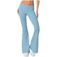 thumbnail image 1 of Weiqiqre Sweatpants Women Hight Waist Boho Pants Forbidden Pants Flare Leggings Buttery Soft, 1 of 8
